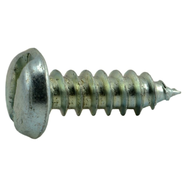 Midwest Fastener Sheet Metal Screw, #10 x 5/8 in, Zinc Plated Steel Pan Head Slotted Drive, 50 PK 62088 - main